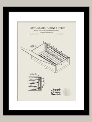 Cigar Concept Print | 1917 Patent