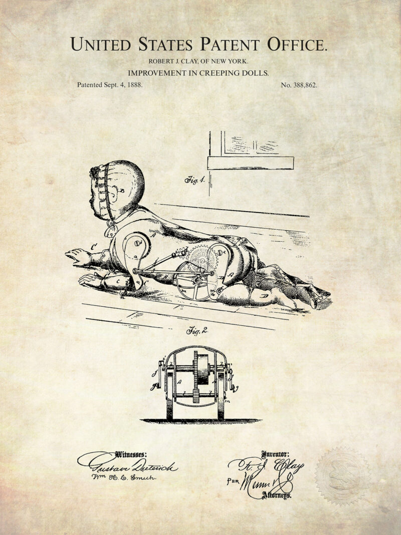 Antique Doll Design | 1888 Patent