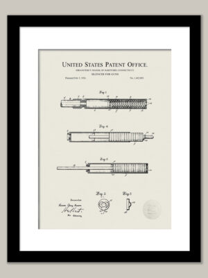 Gun Silencer Design | 1924 Patent