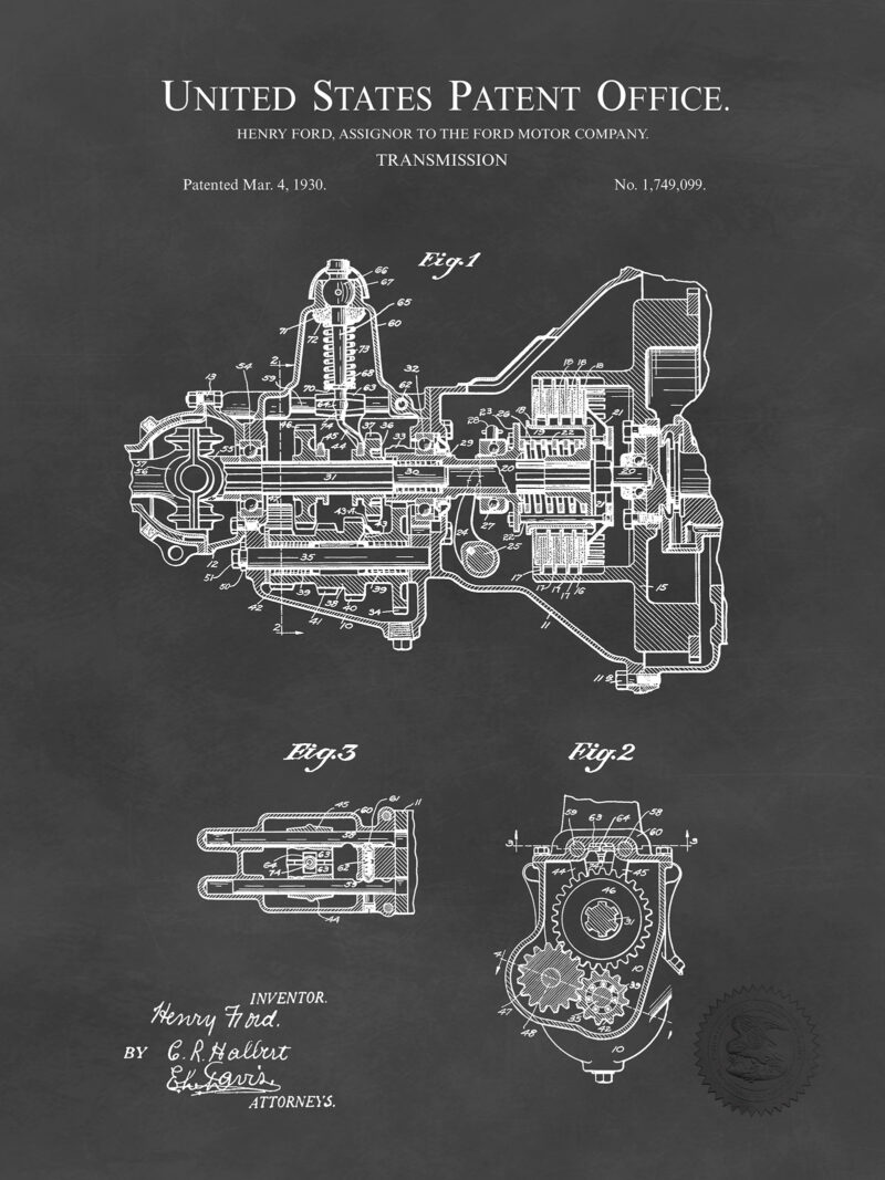 Vintage Ford Engine Parts Set