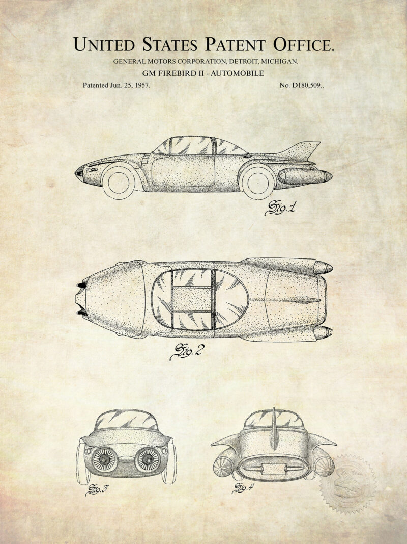 Firebird II | 1957 GM Auto Patent