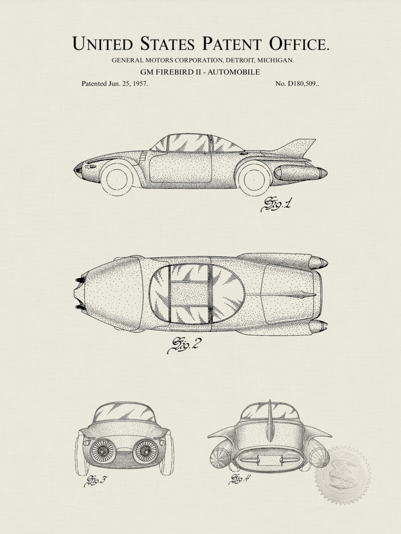 Firebird II | 1957 GM Auto Patent