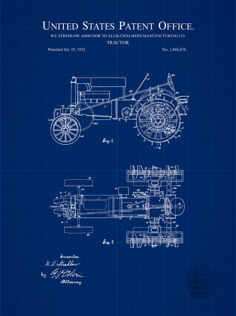 Allis-Chalmers Tractor | 1932 Patent