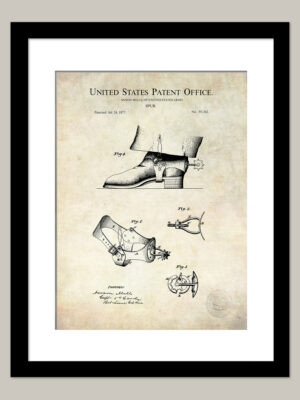Spur Design | 1877 Patent Print