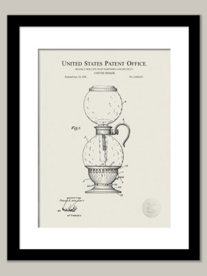 1936 Vacuum Coffee Maker Patent