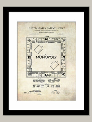 Favorite Board Game Concept | 1931 Patent Print