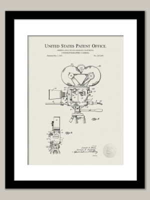 Movie Camera Design | 1937 Film Making Patent