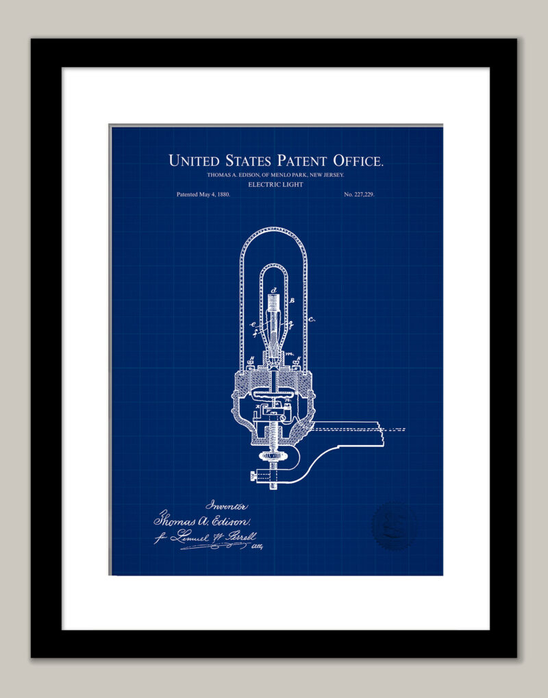 Edison Electric Light | 1880 patent