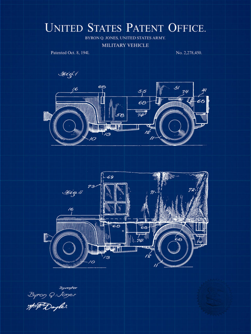 Jeep Print | 1941 US Army Patent