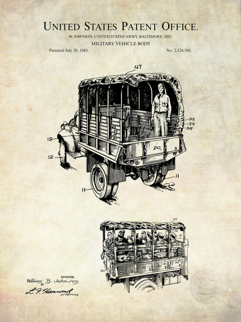 Military Truck | 1943 Patent