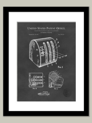 Automatic Toaster | 1945 Patent Print