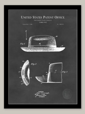 Hat Design | 1944 Patent Print