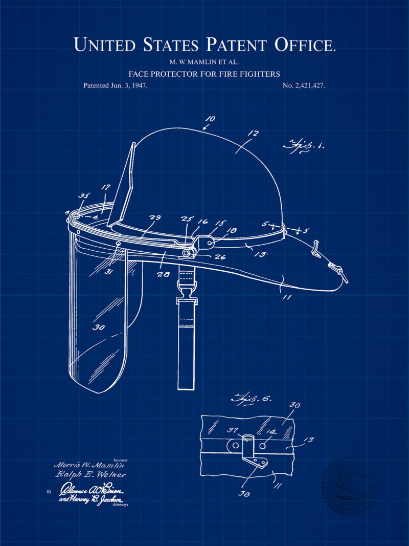 Fire Fighter Protective Equipment | 1947 Patent
