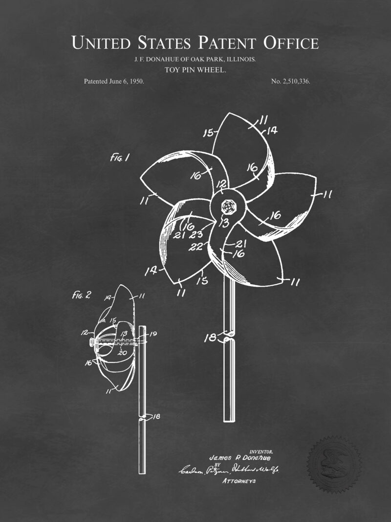 Pinwheel Design | 1950 Patent