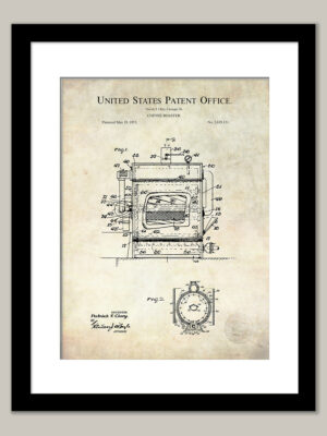 Coffee Roaster | 1953 Patent Print