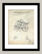 Wheel Plow Design | 1883 Patent Print