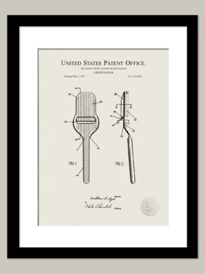 Vintage Cheese Slicer | 1957 Patent Print