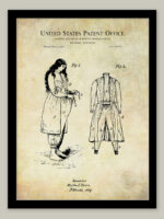 Early Bathing Suit Design | 1885 Patent Print