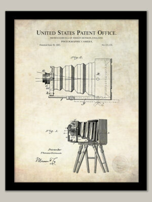 Antique Camera Design | 1885 Patent