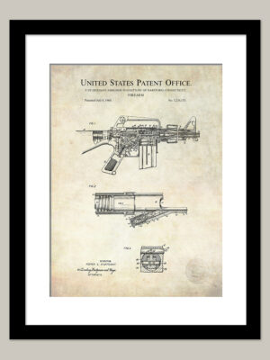 Antique Canon Patent Print Set