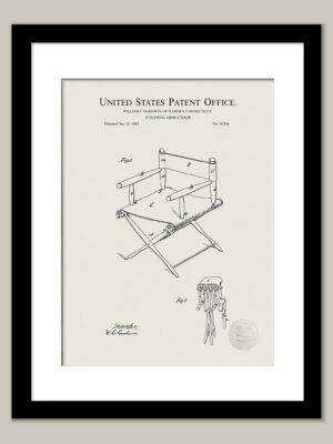 Movie Directors Chair | 1962 Patent