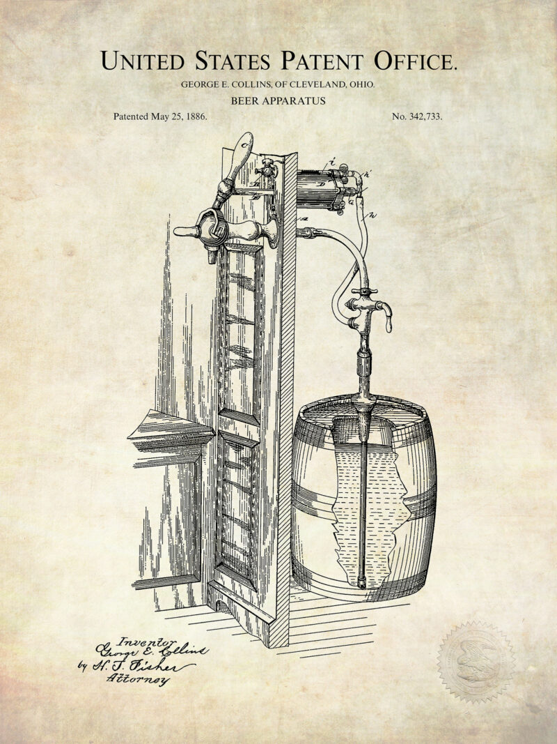 Beer Apparatus | 1886 Brewery Patent