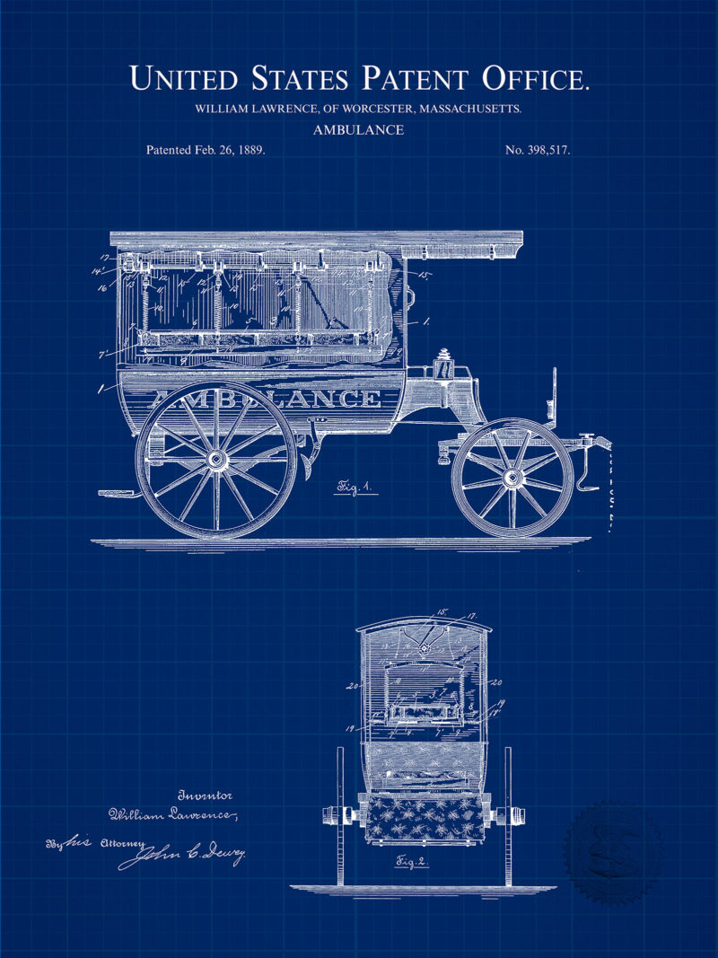 Ambulance Design | 1889 Patent