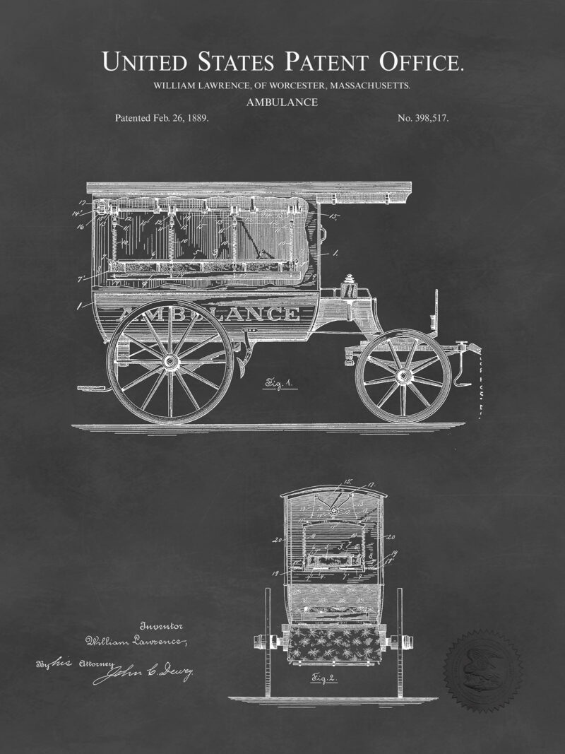 Ambulance Design | 1889 Patent