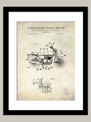 Honda Motorcycle | 1977 Patent
