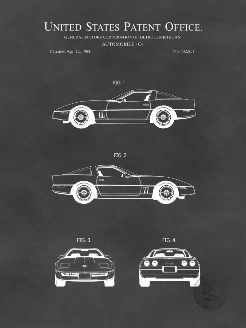 Corvette C4 | 1984 GM Patent