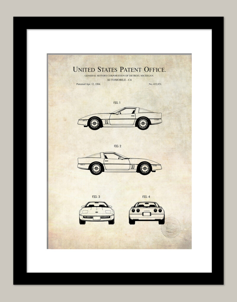 Corvette C4 | 1984 GM Patent