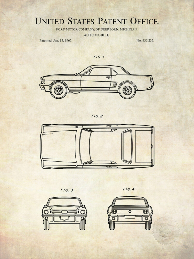 Ford Mustang Coupe | 1967 Patent