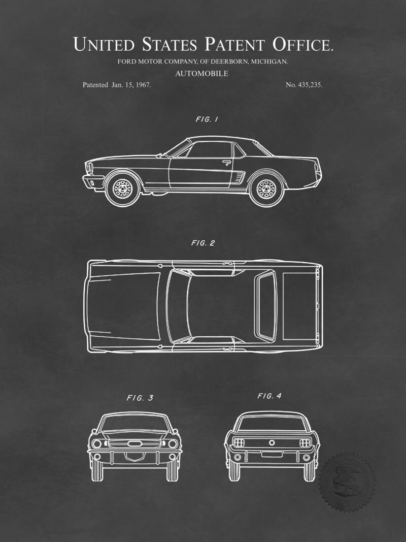 Ford Mustang Coupe | 1967 Patent
