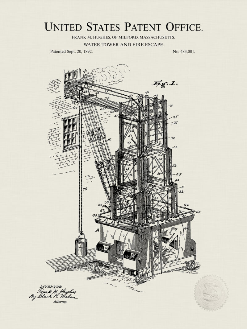 Fire Escape Concept | 1892 Patent