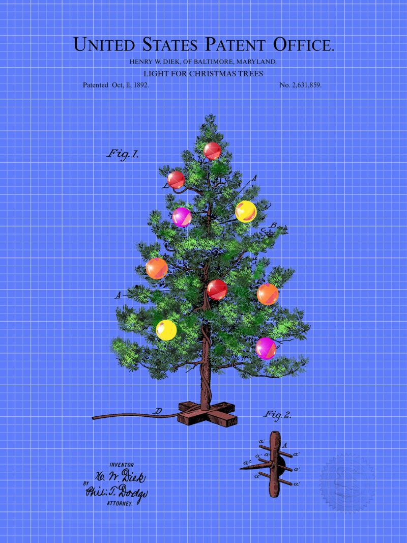 Christmas Tree Lights | 1892 Patent