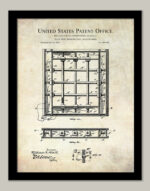 Electric Prison Cell Print | 1893 Patent Print