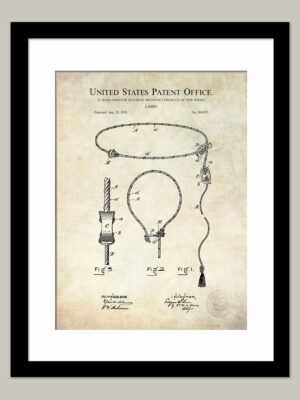 Lasso Print | 1893 Patent