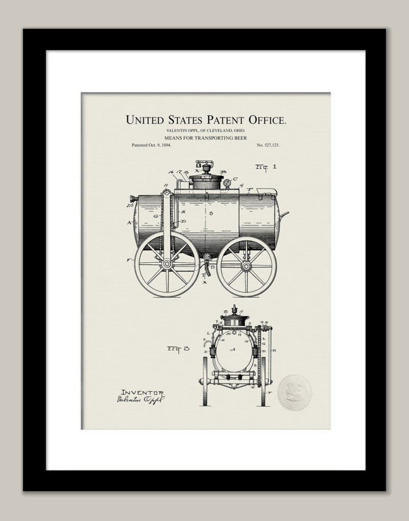 Beer Wagon | 1894 Patent