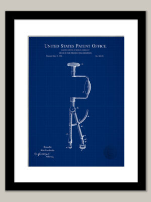 Submarine Vessel | 1897 Patent Print