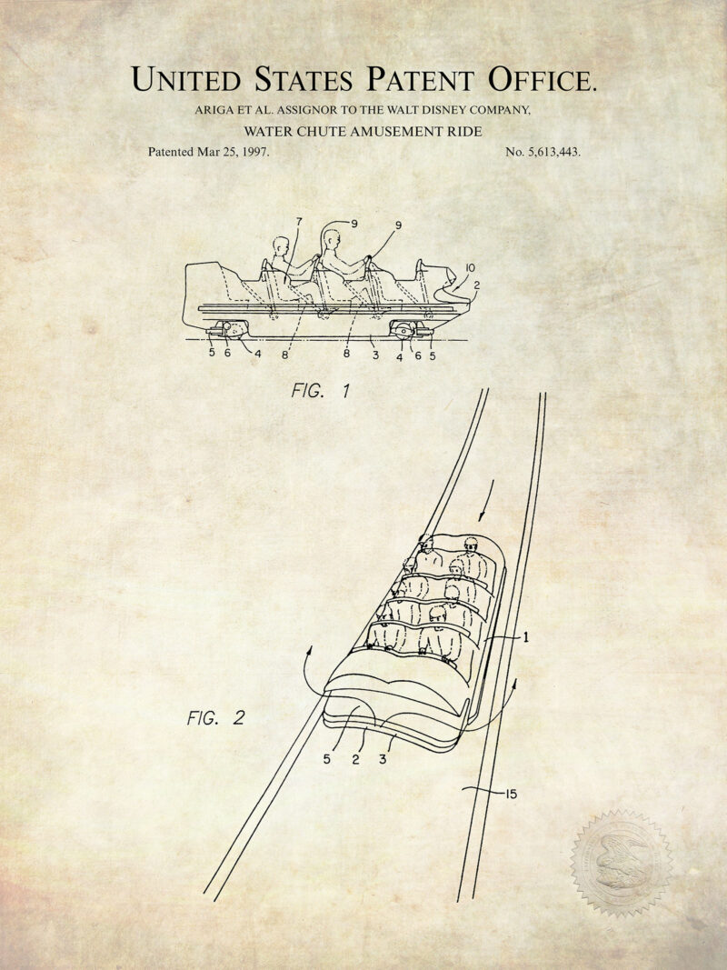Splash Mountain Ride | 1946 Disney Patent
