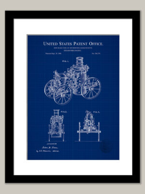 Steam Fire Engine | 1896 Patent