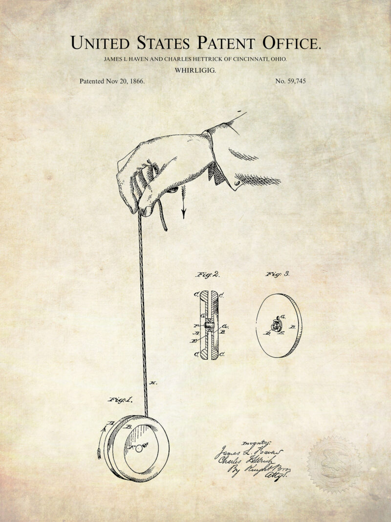 Yo-Yo Design | Vintage Toy Patent