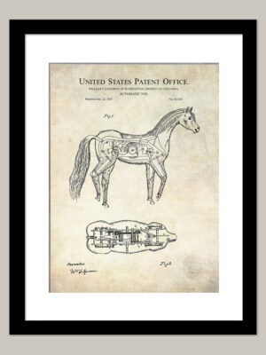 Mechanical Toy Horse | 1867 Patent