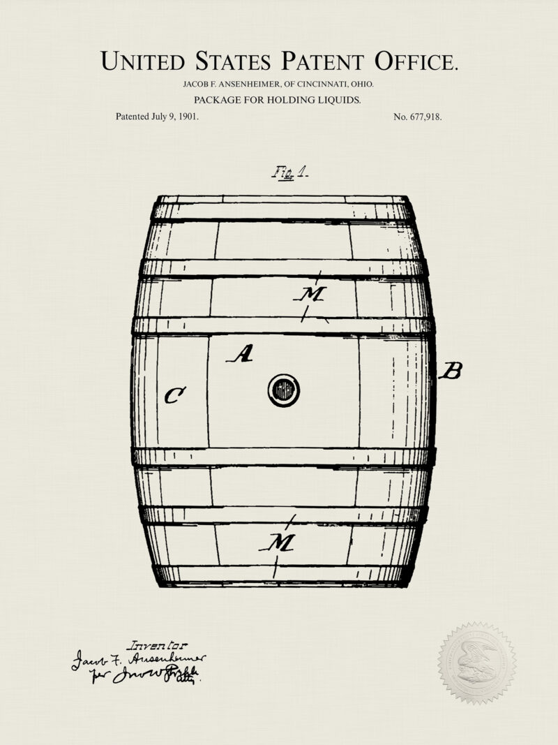 Vintage Beer Brewing Patents Prints