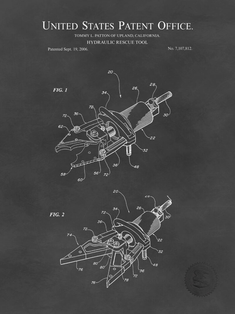 EMS Hydraulic Rescue Tool Patent
