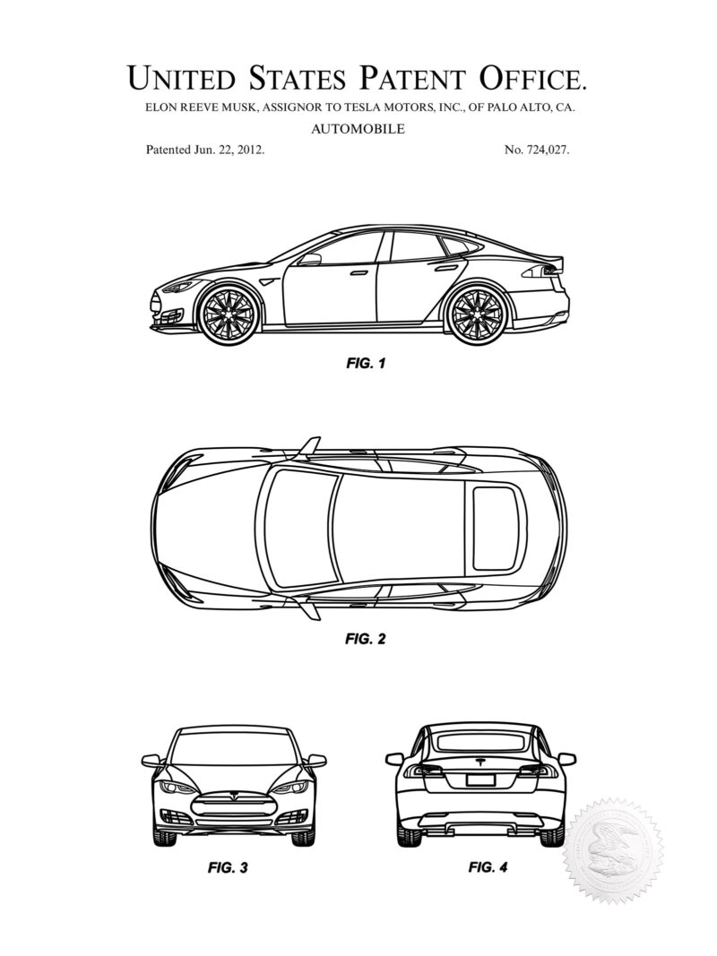 Tesla Model S | 2012 Auto Patent