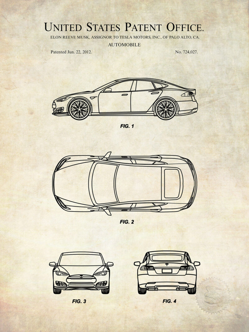 Tesla Model S | 2012 Auto Patent