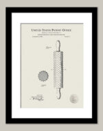Vintage Roller Design | 1906 Patent Print