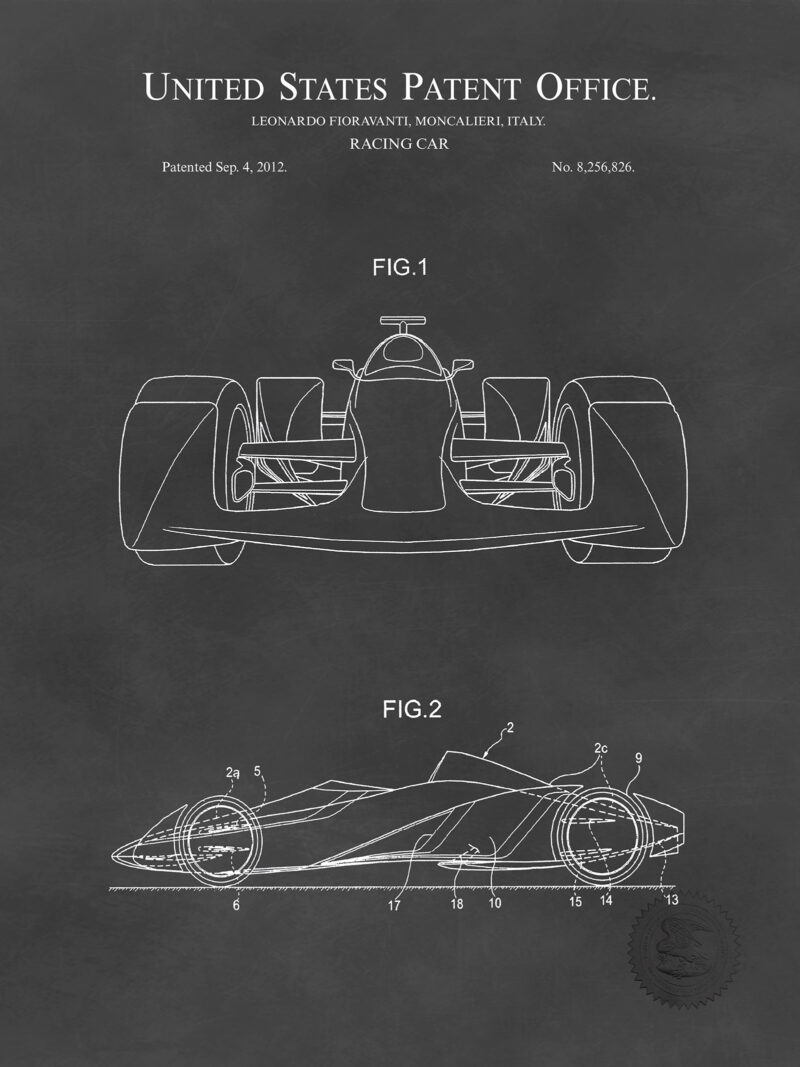 Ferrari Automobile Racing Patents