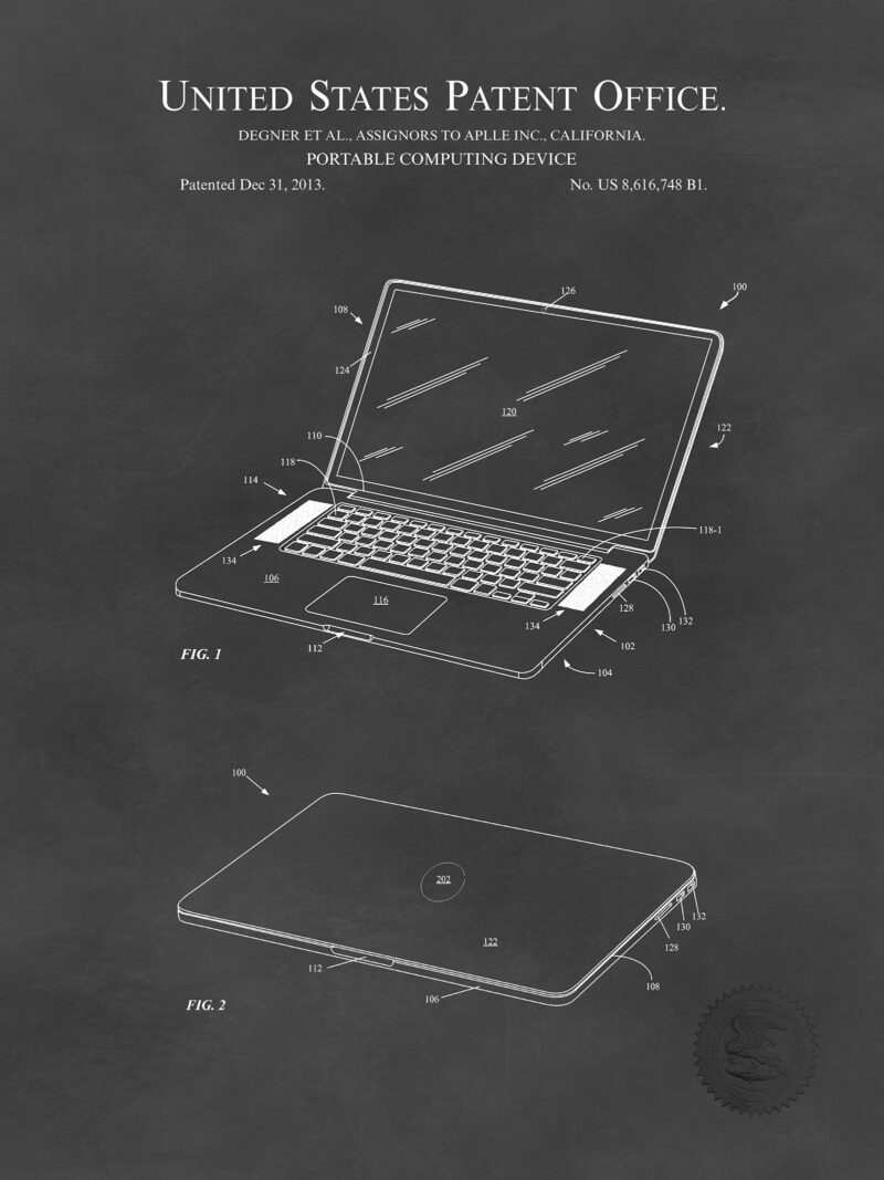 Notebook Computer Design | 2013 Apple Patent
